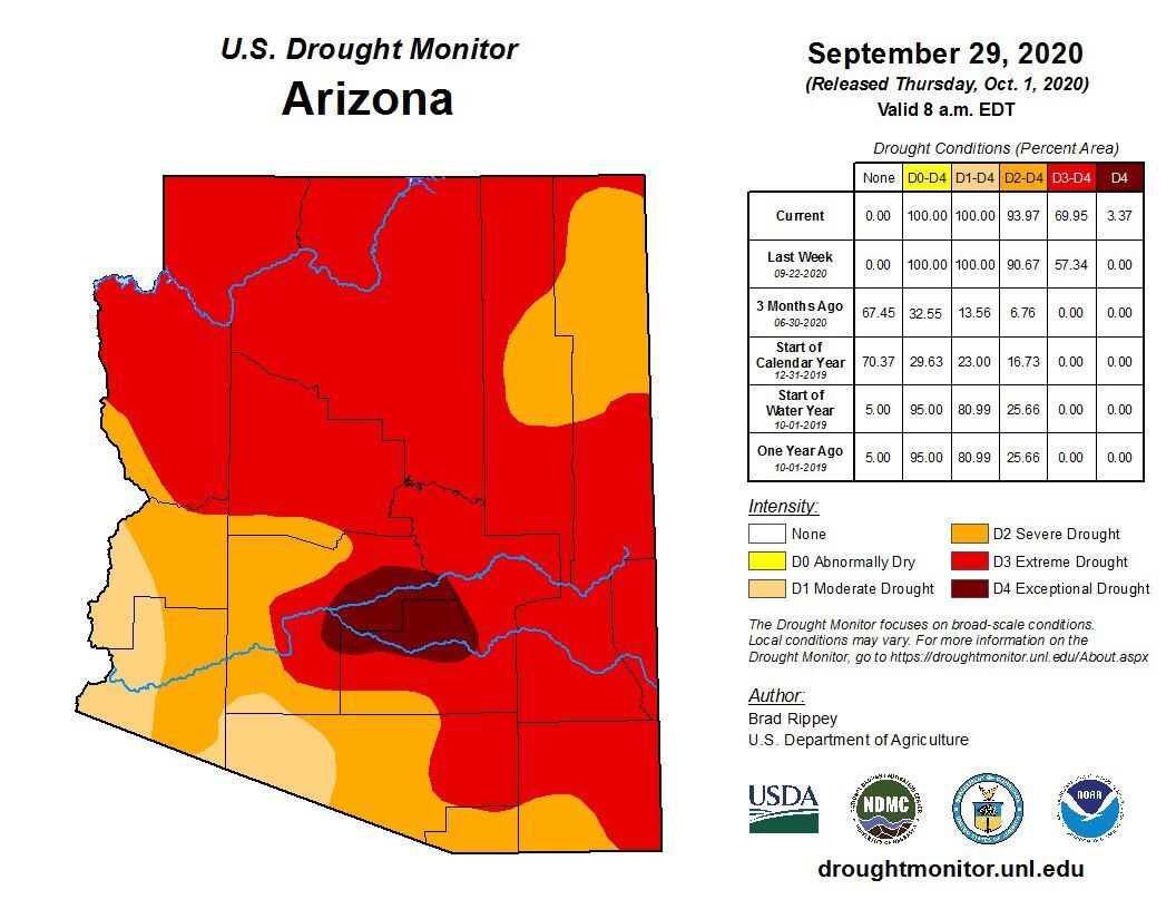 Drought map